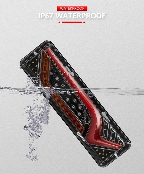 2 x lampa tylna na tył światło do naczepy przyczepy camping