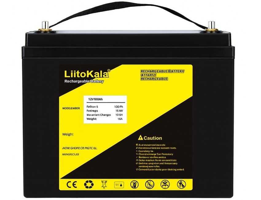 Акумулятор LiFePO4 LiitoKala 12V/100Ah BMS
