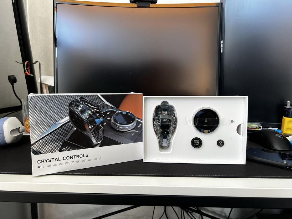 Хрустальний селектор ручка КПП BMW X5 G05 X6 G06 X7 G07 шайба ручка