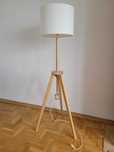 Lampa podłogowa LEUTERS Ikea drewno jesion