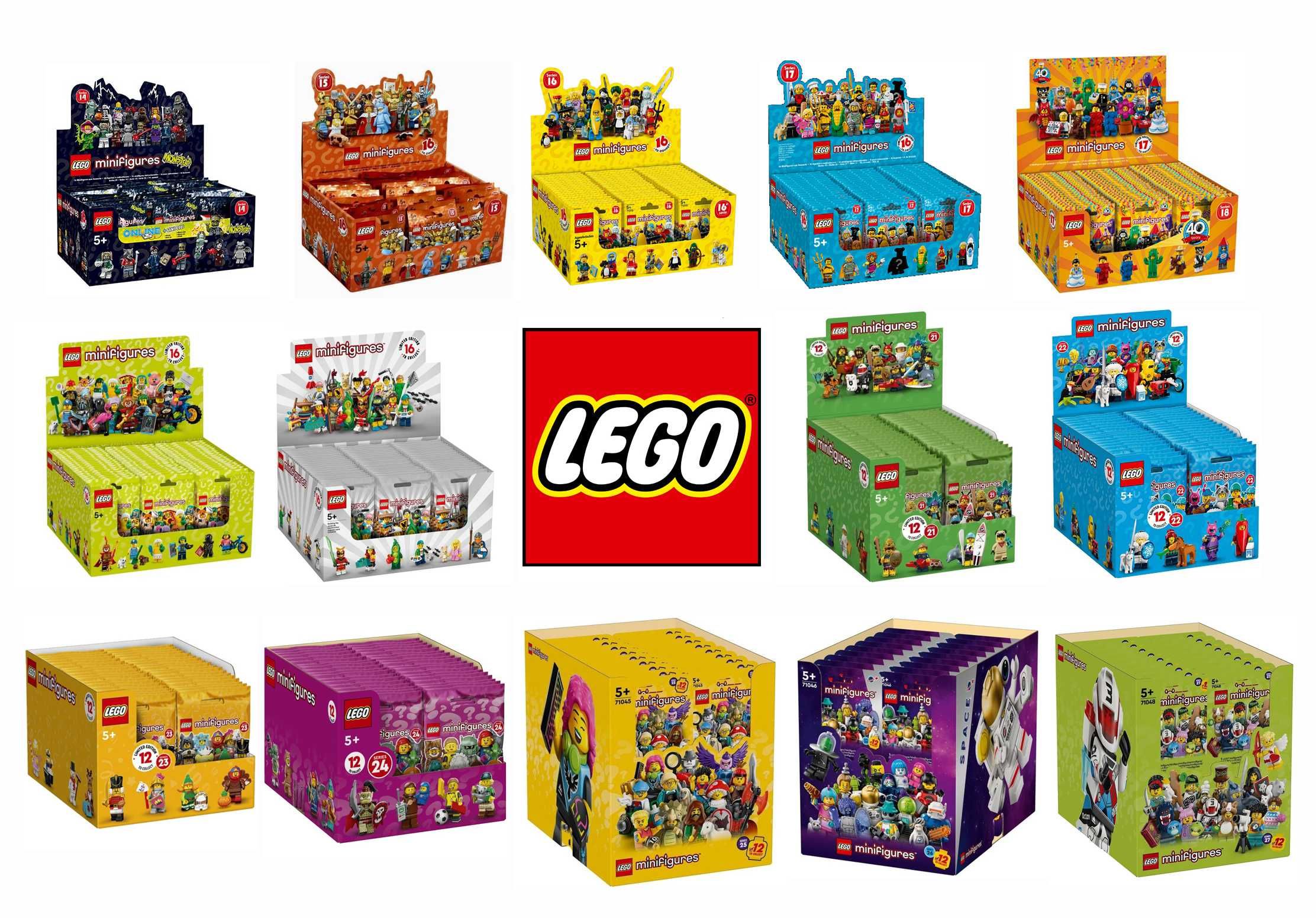 LEGO® MINIFIGURAS NOVAS - Várias Series - da 14 à Series 27