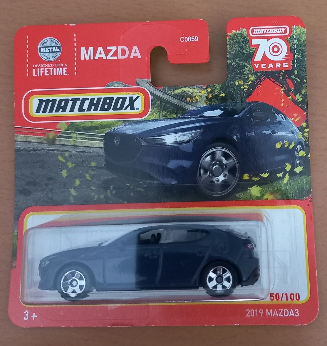 Mazda 3 2019' Matchbox nowy fabrycznie zapakowany