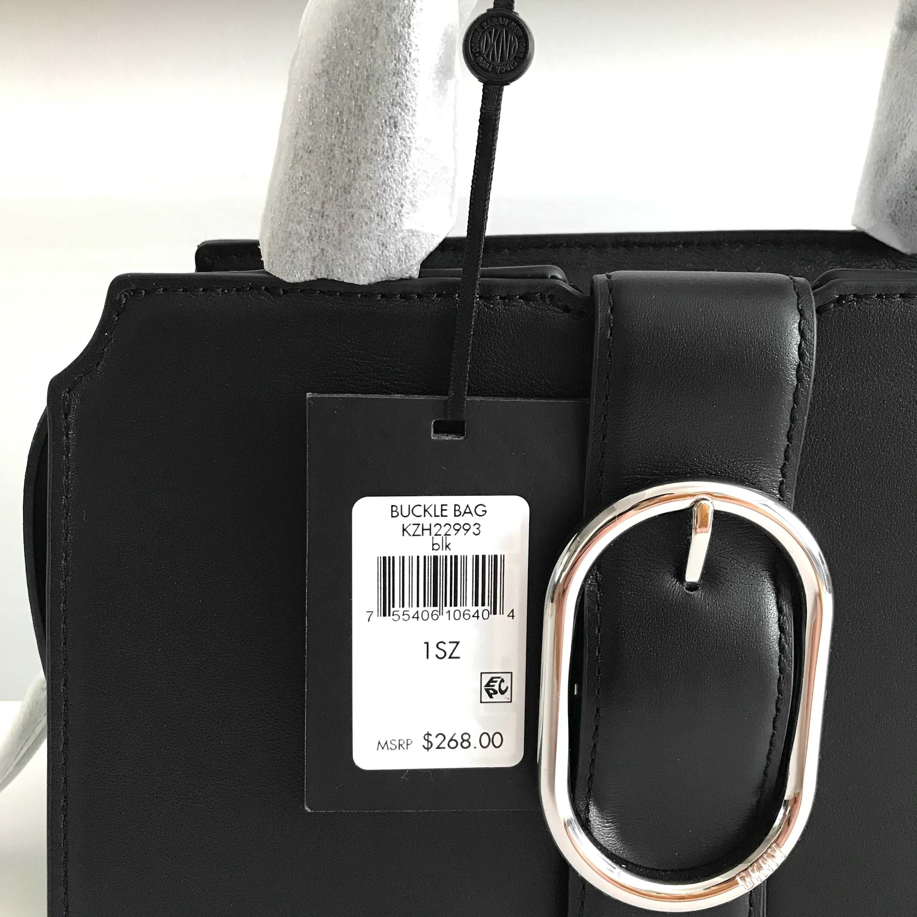 Сумка шкіряна кросбоді DKNY Buckle crossbody KZH22993 Leather оригінал