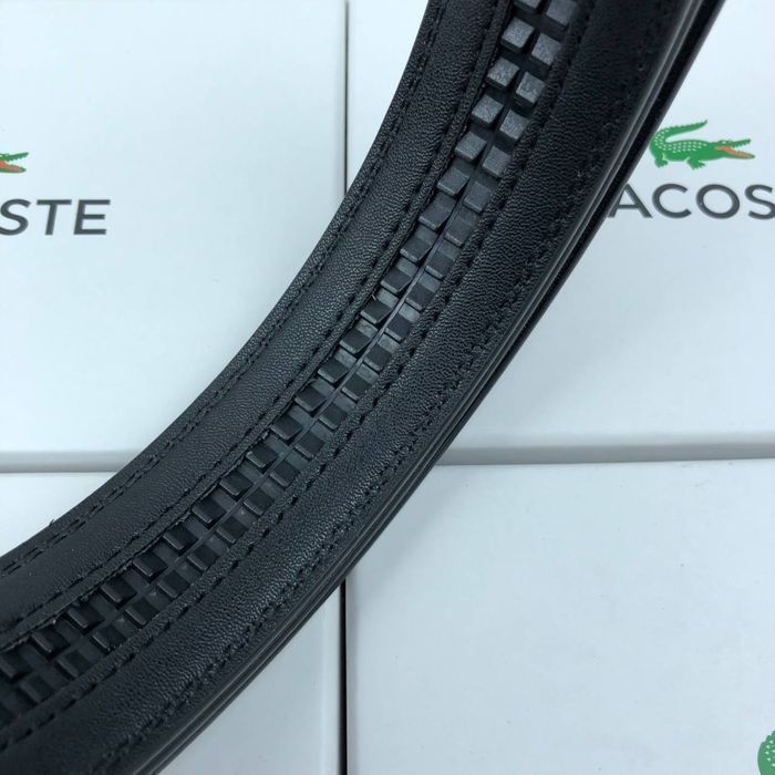 Мужской ремень Lacoste с пряжкой автомат купить пояс ремінь чоловічий