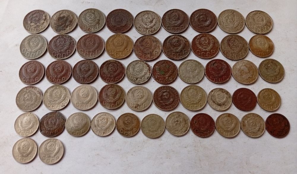 Монети СРСР до реформи 1961 р. 136 монет без повторів!