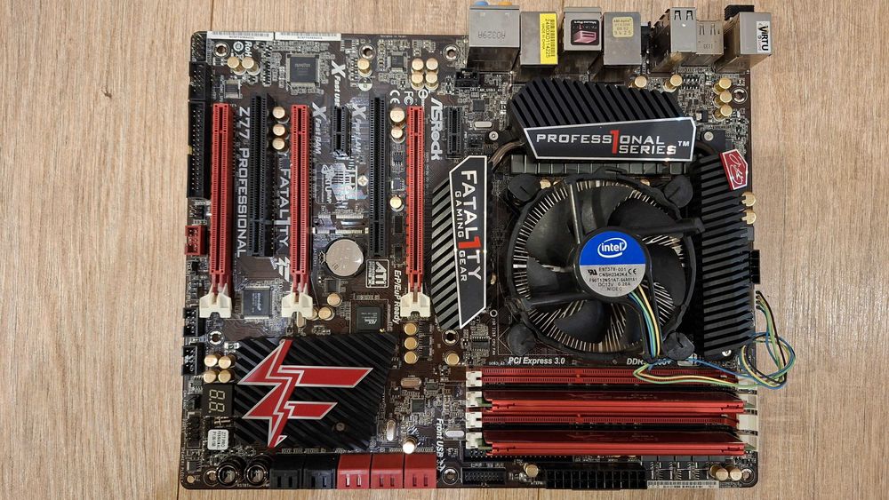 Płyta ASRock Fatal1ty Z77 Professional + i5-3570 + 16GB DDR3 - 10xSATA