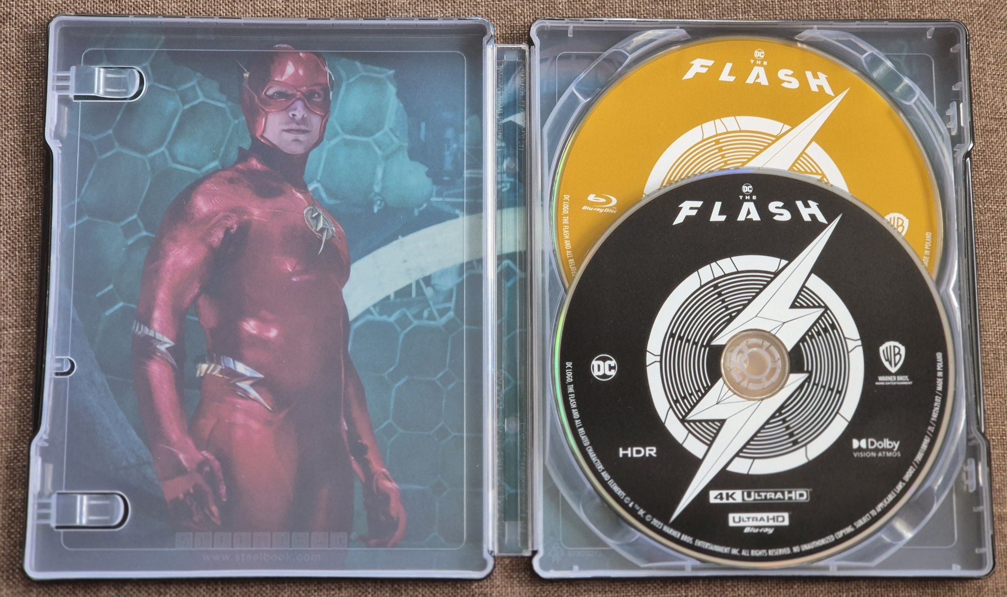 Flash 2023 Steelbook 4K (1xBlu-Ray 4K+1xBlu-Ray) Oryginalne Wydanie PL