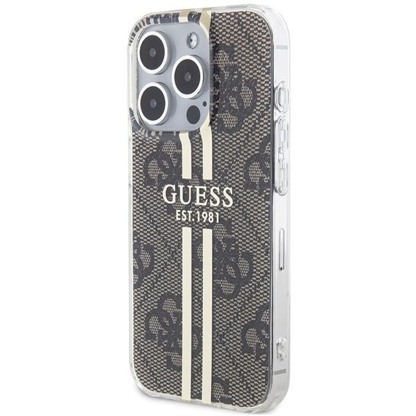 Etui Ochronne Guess Iphone 15 Pro 6.1" Brązowe - Kolekcja IML 4G