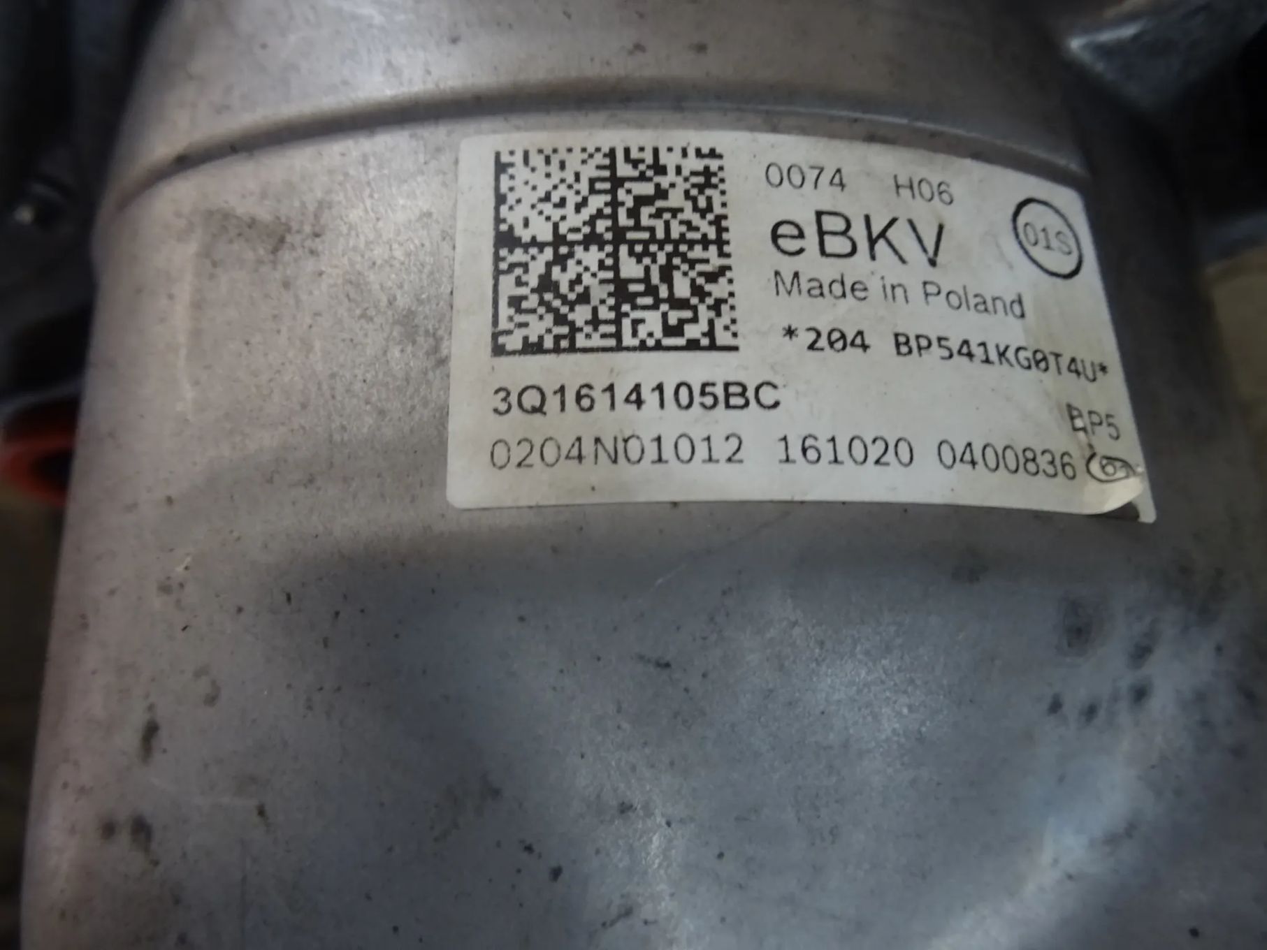 3Q1614105BC serwo wzmacniacz hamowania EBKV VW Passat B8 Skoda superb czesci