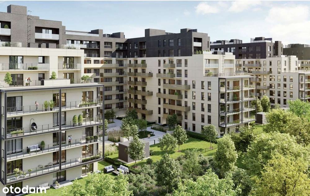 CITYFLOW - 105m - stan deweloperski - ekspozycja zachodnia - taras 12m