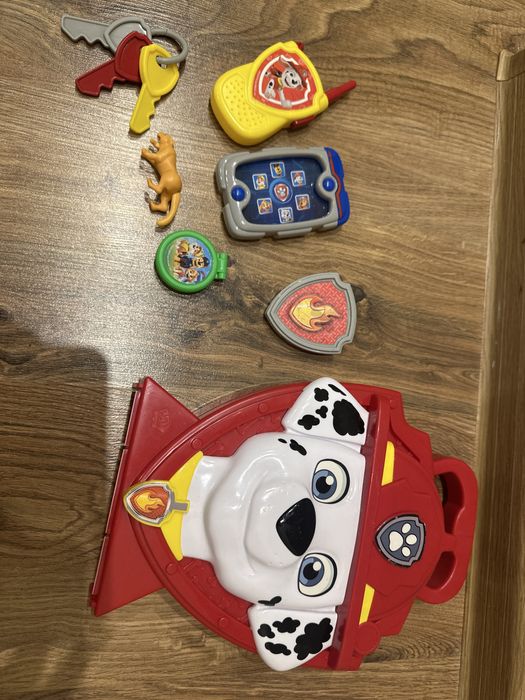 Walizka z Akcesoriami Małego Strażaka Psi Patrol Marshall Paw Patrol