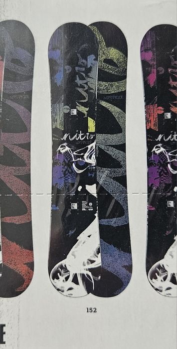 Prancha Snowbooard Nitro Mystique 152 NOVA no plastico ainda