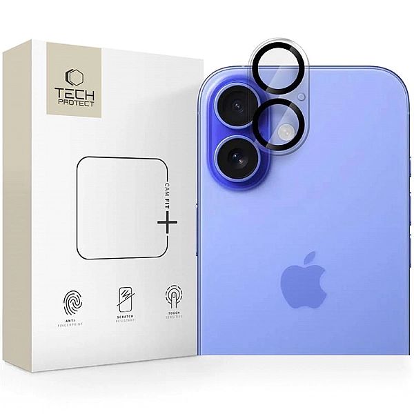 Osłona Aparatu Tech-Protect Cam Fit+ Iphone 16 / 16 Plus Clear