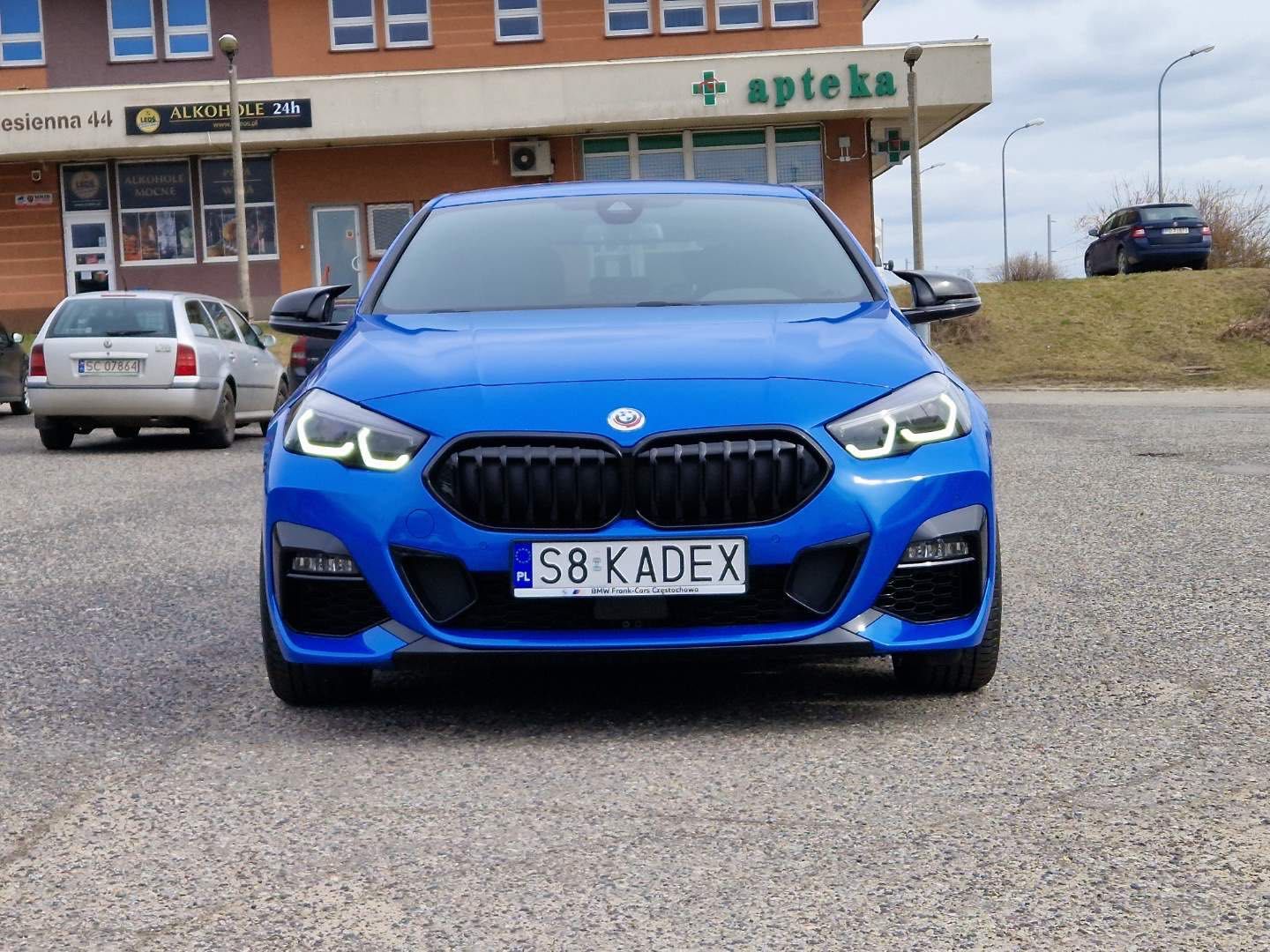Obudowy Lusterek Nakładki BMW F40 F44 F48 F45 F52 CZARNY POŁYSK CARBON