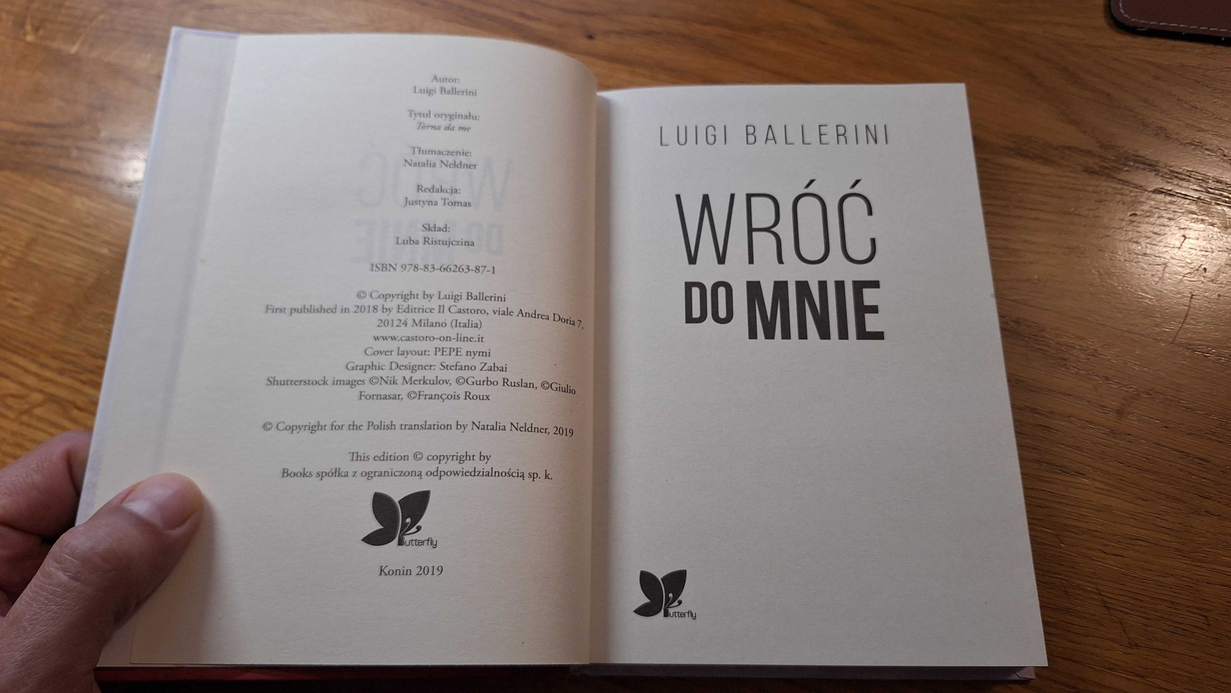 "Wróć do mnie" Luigi Ballerini