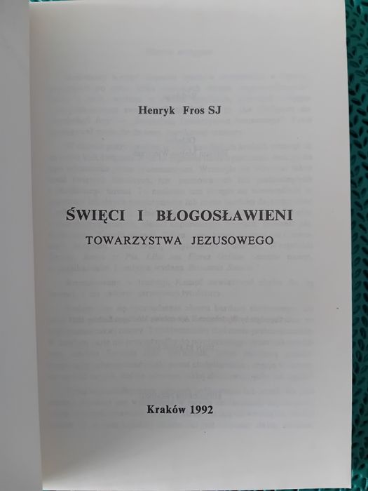 Święci i błogosławieni towarzystwa Jezusowego