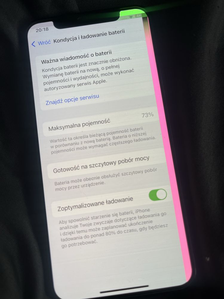 Iphone Xs Uszkodzony lekko ekran