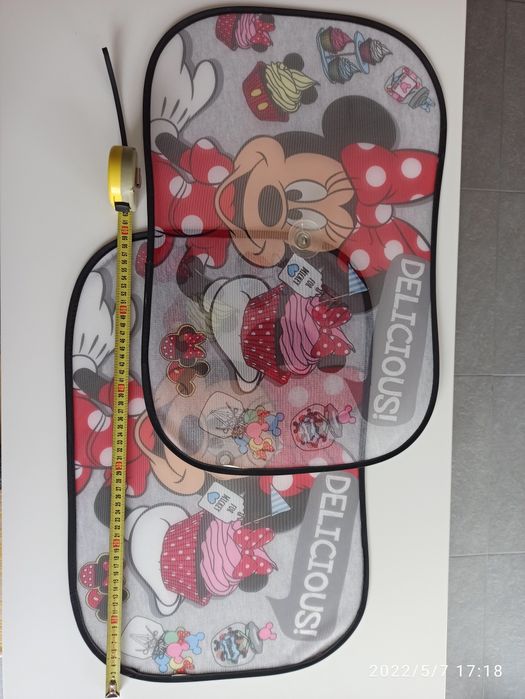 Mata osłona przeciwsłoneczna 2 szt.  b.duża 60*40cm jak nowa; 1/3 ceny