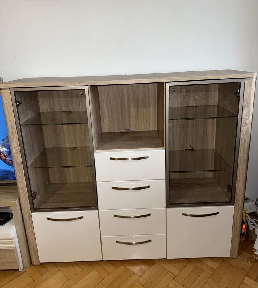 Komoda barek biały połysk