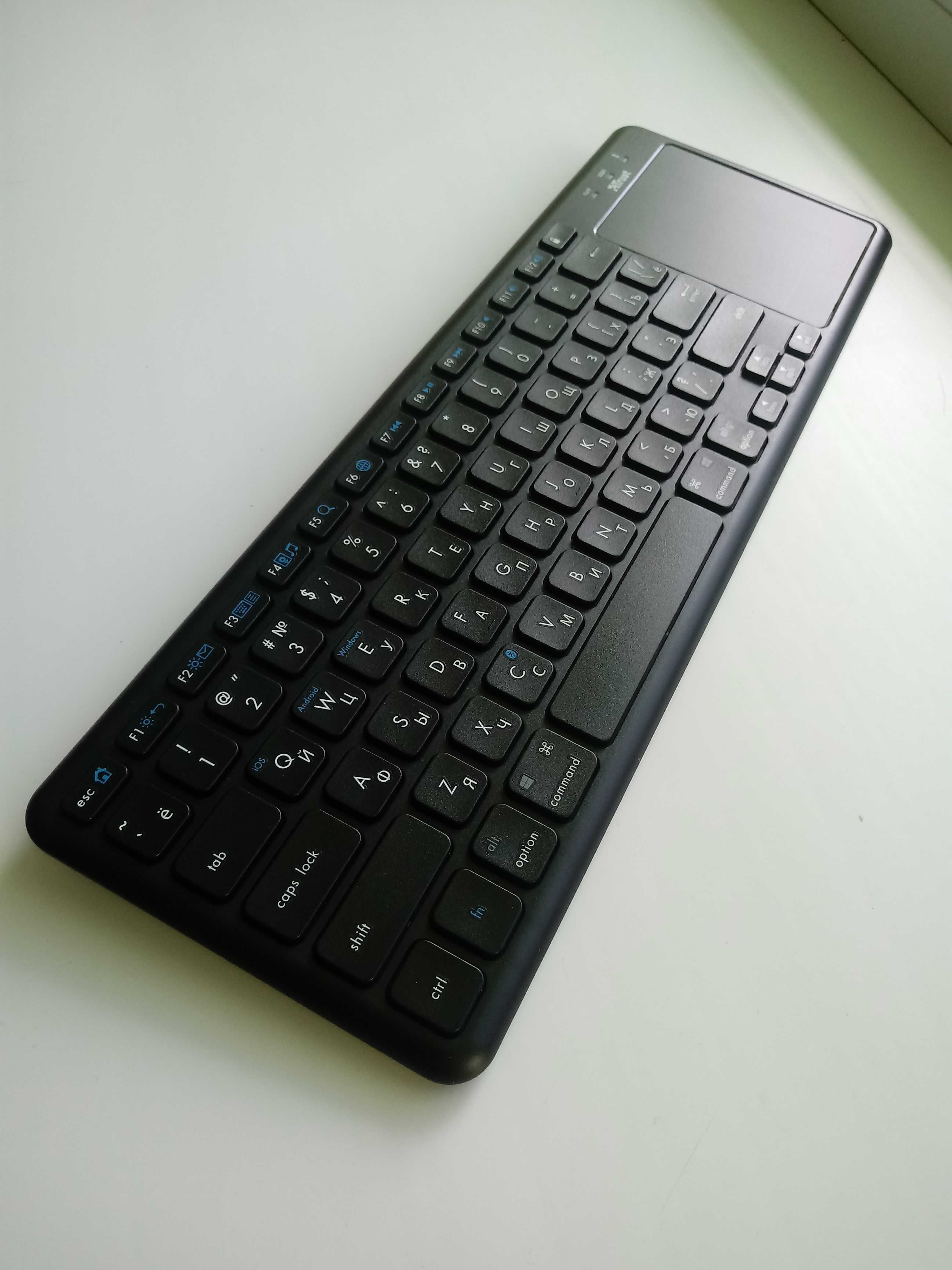 Безпровідна блютуз клавіатура Trust Mida Keyboard XL Touchpad