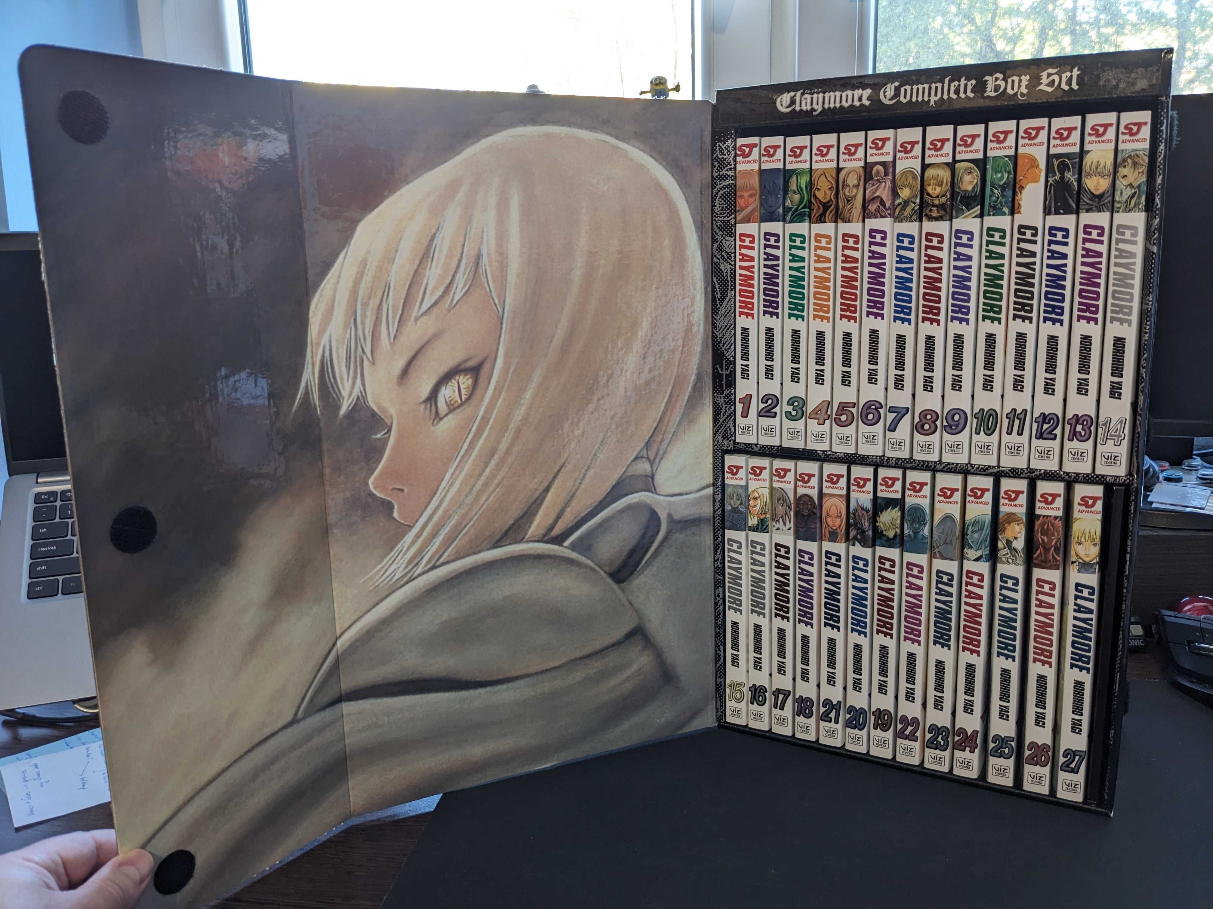 Manga Claymore cała seria + Box, po angielsku