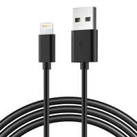 Кабель USB Lightning cable 2.4A 2M black