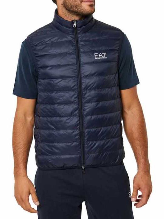 EMPORIO ARMANI EA7 męski bezrękawnik puchowy NAVY BLUE