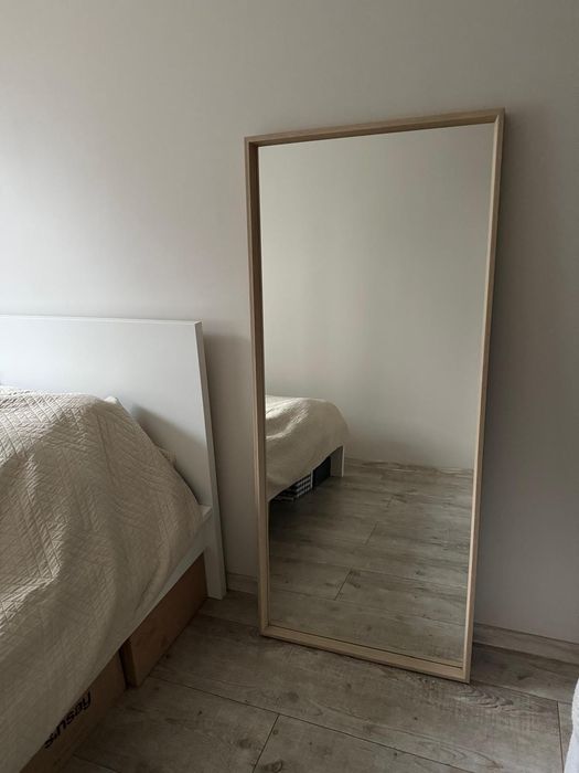 Lustro NISSEDAL Imitacja dębu bejcowanego na biało