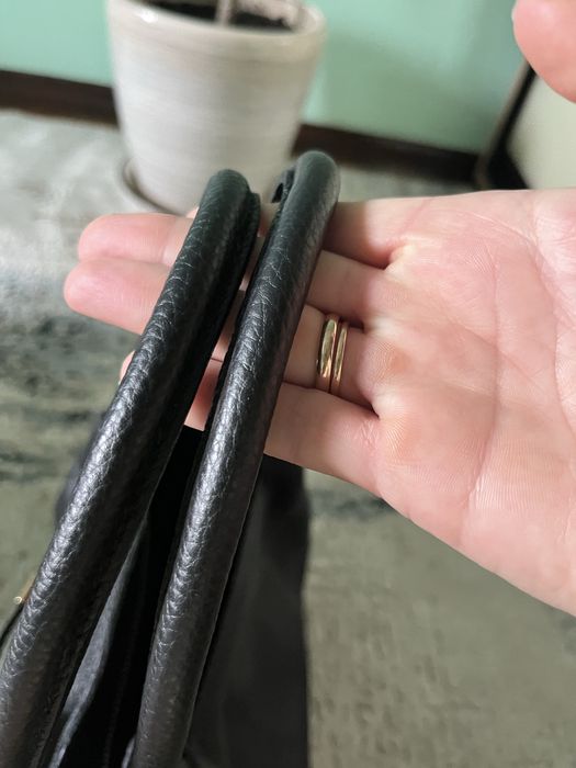 Сумка шкіряна італія шопер чорна