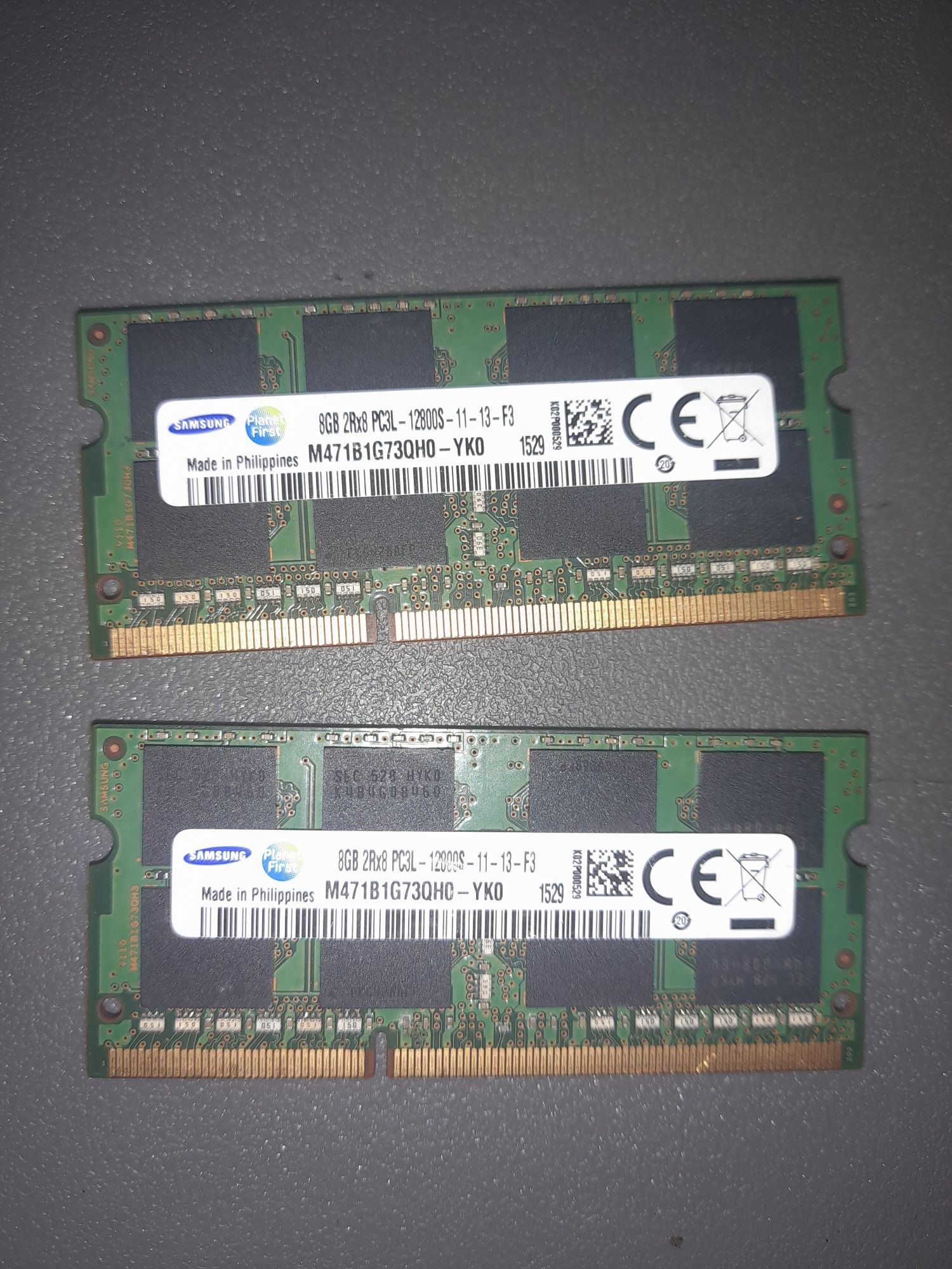 Samsung 8GB 2Rx8 PC3L-12800S-11-13-F3 M471B1G73DB0-YK0