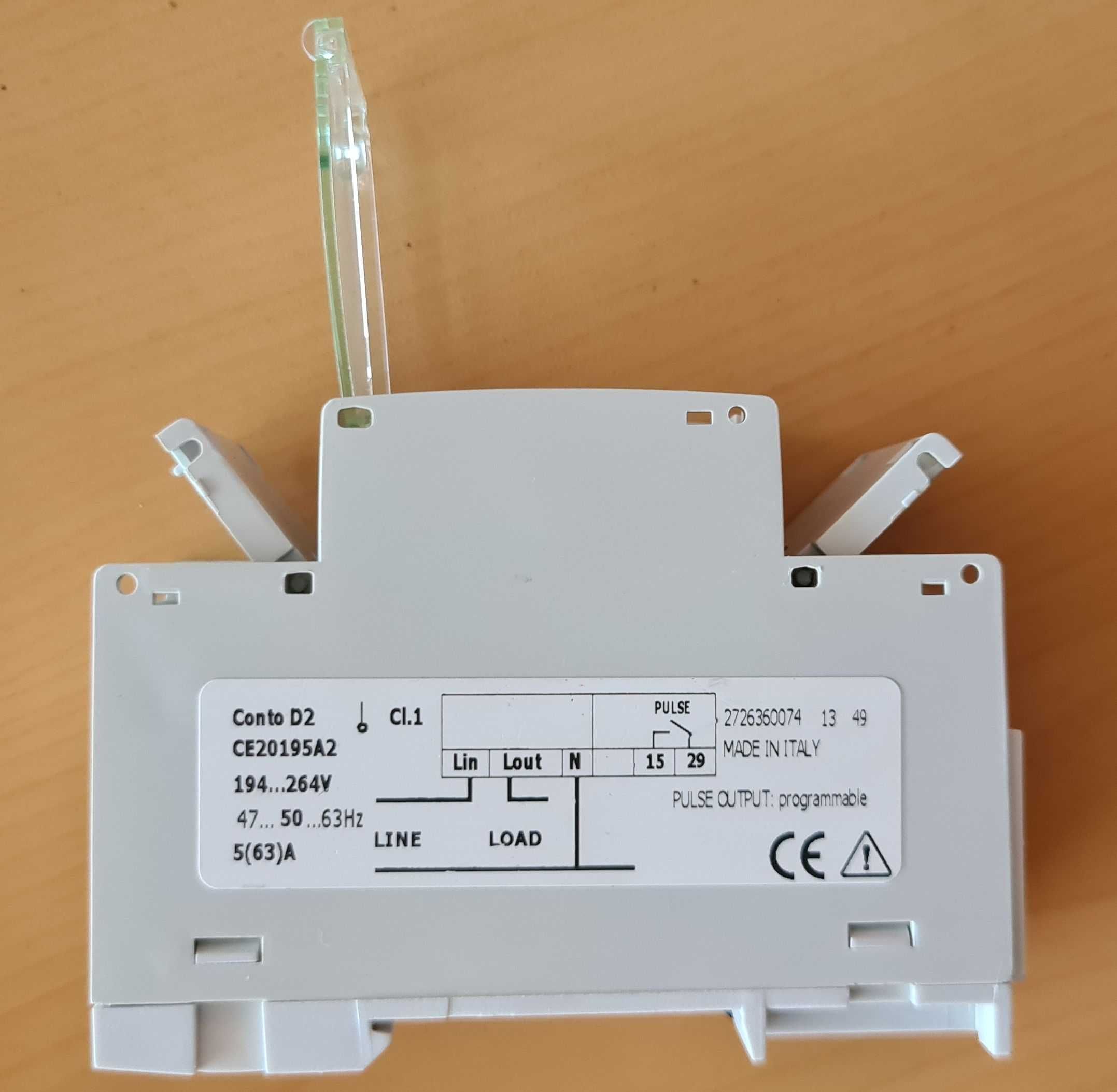 Contador medidor de eletricidade / energia eléctrica 220V até 63A