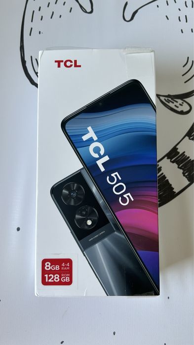 Smartphone TCL 505 szary space grey NOWY