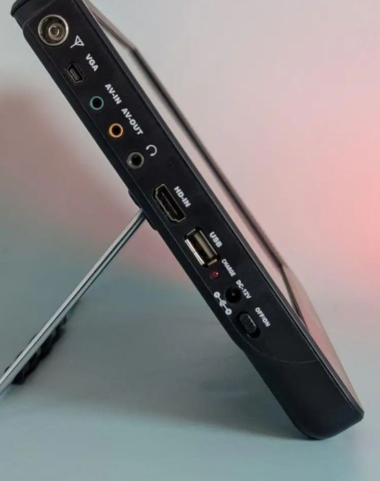 Универсальный Портативный 12 дюймовый! телевизор, встроен Т2!