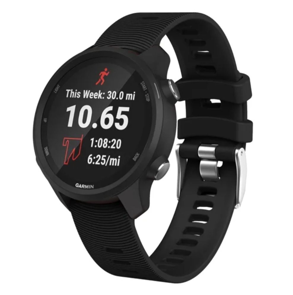 Ремінець для годинників силіконовий Garmin Forerunner 245/645/55 -20mm