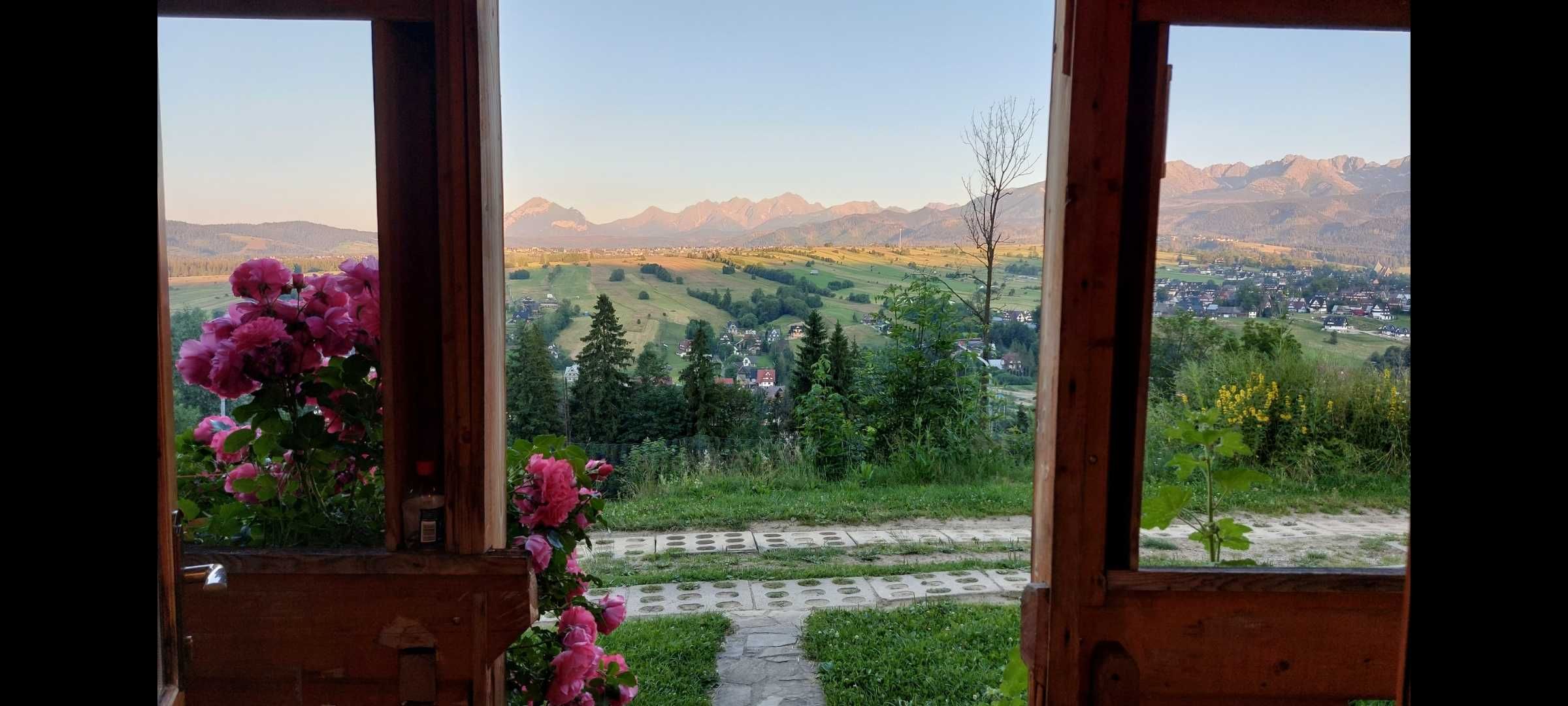 Domek góralski  z widokiem na Tatry w  Zakopanem