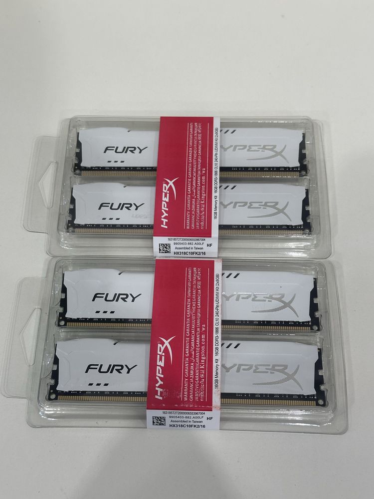 Оперативна пам'ять HyperX DDR3 1600-1866 Kit 2x8gb 16Gb PC3-14900 FURY
