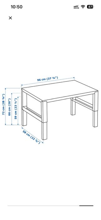Biurko białe Ikea