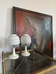Lampa lampki vintage 70s prl retro murano meduza czechoslowacja