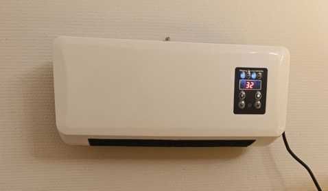 обігрівач настінний з пультом + кондиціонер тепловентилятор дуйка 2в1