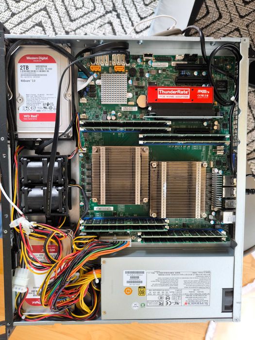 Serwer 1U Supermicro X10DRL-i 2x Intel Xeon E5-2620v4, 128GB RAM DDR4