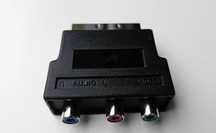 Adapter wtyk SCARTEURO - 3x gniazdo RCA COMPONENT YUV