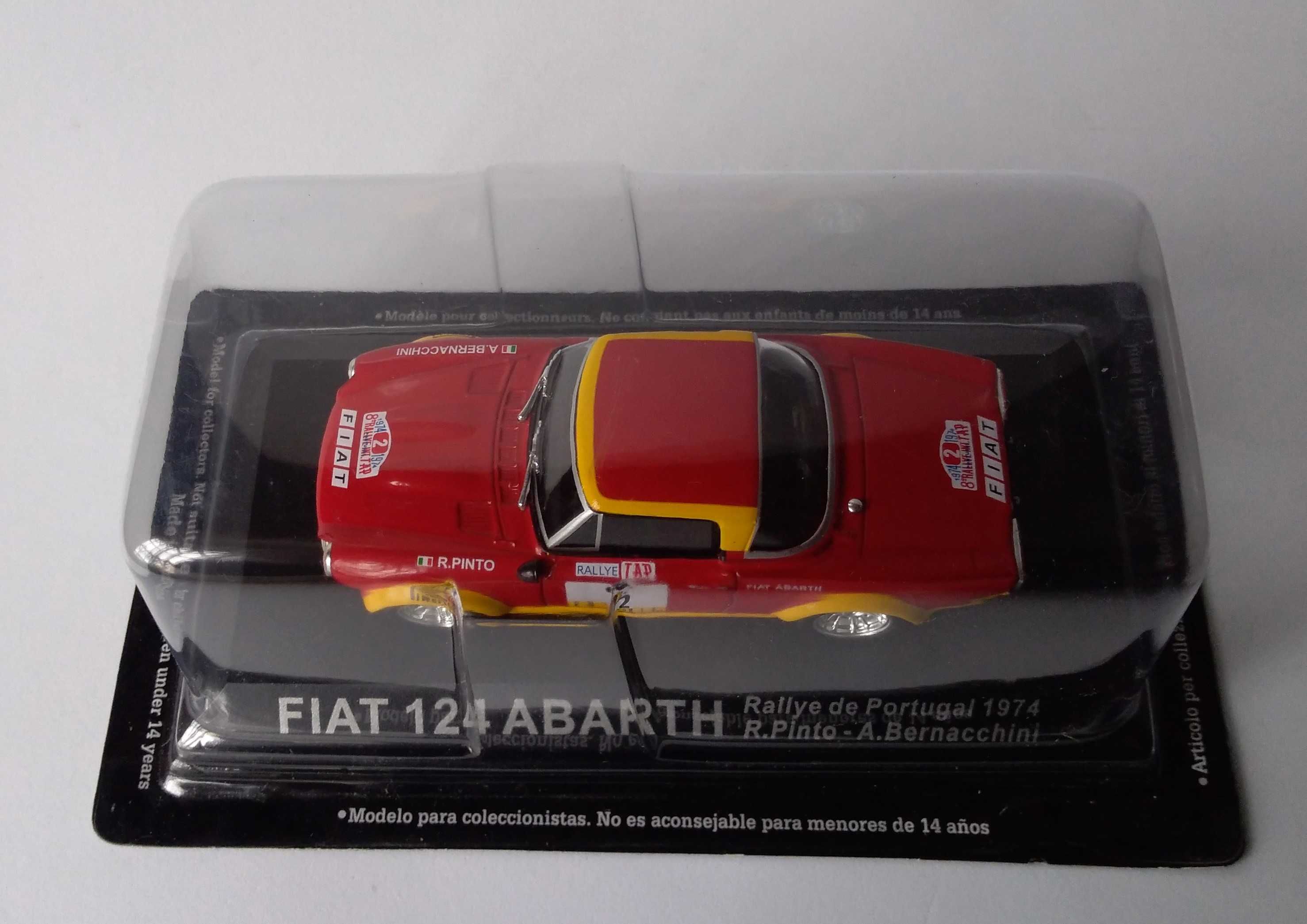 Fiat 124 Abarth, vencedor  Rally de Portugal de 1974, piloto R. Pinto