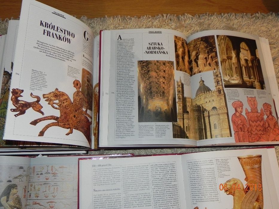 Encyklopedia Historii Świata Tom I-V wyd. Delta Larousse Empik