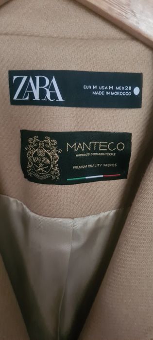 Plasz klasyczny Zara z limitowanejkolekcji premium welna