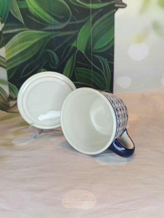 Smalcówka ceramiczna pojemnik na dżem owsiankę ceramika Bolesławiec