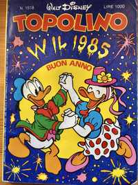 Topolino komiks w języku włoskim Kaczor Donald włoski obcojęzyczny