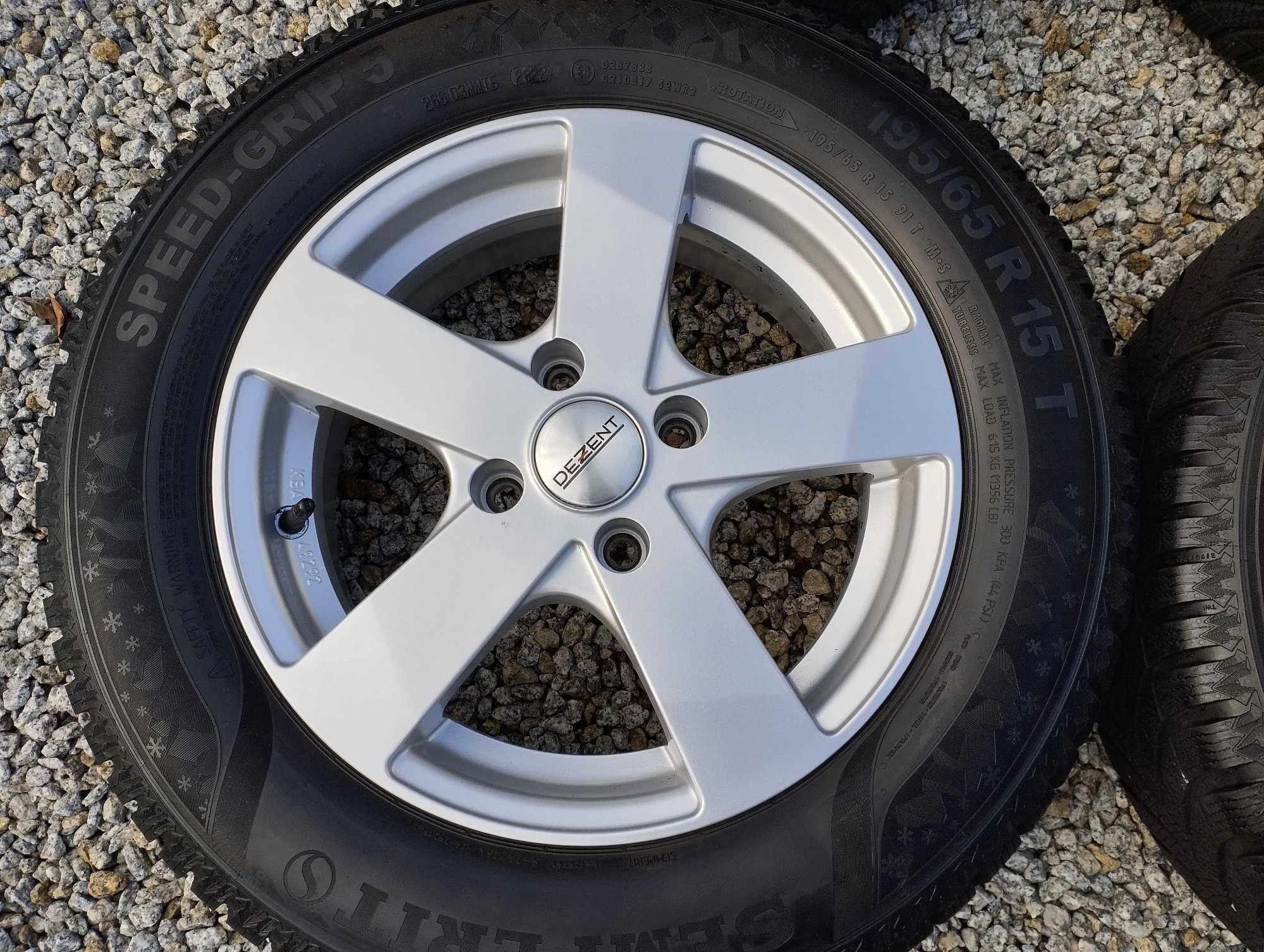 DEZENT Germany 4x108r15 B-Max EcoSport Courier Fiesta Czujnik 8mm 2022