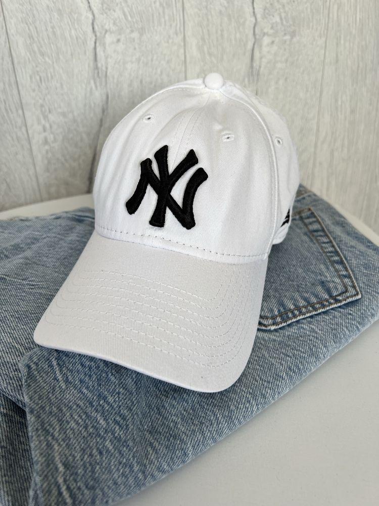 Біла кепка new era york one size 56-57 см оригінал унісекс бейсболка