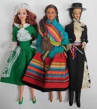 zestaw 3 lalek Barbie dotw ( Ireland, Peru, Chile )