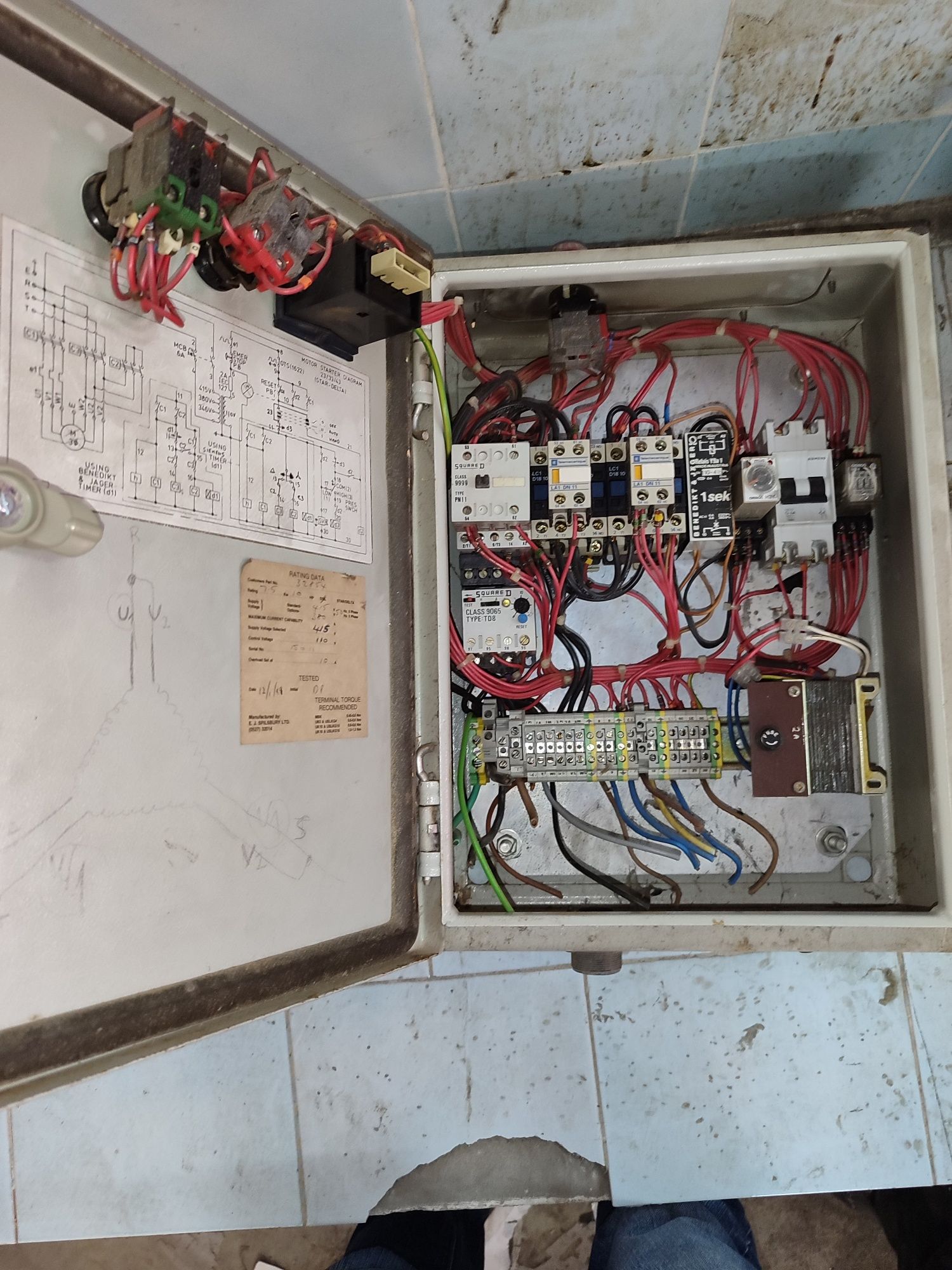 4 quadros elétricos unidade